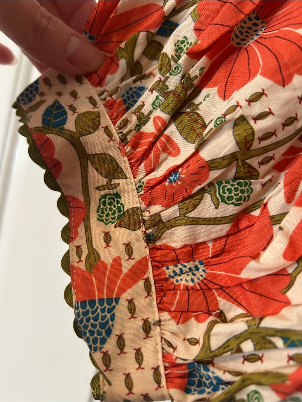 Floral Puff-Sleeve Dress - Picture 3 of 5